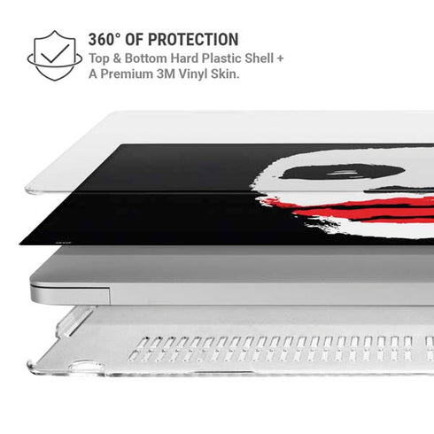 The Dark Knight Smeared Joker MacBook Air 15in (2023-2025) Case plus Skin